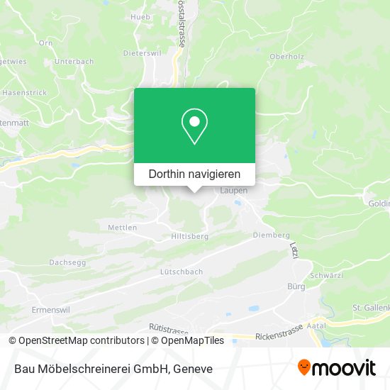 Bau Möbelschreinerei GmbH Karte