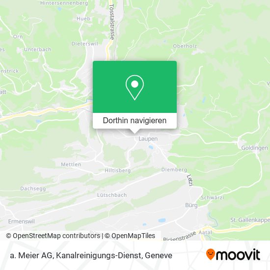 a. Meier AG, Kanalreinigungs-Dienst Karte