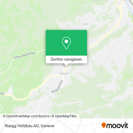 Rüegg Holzbau AG Karte