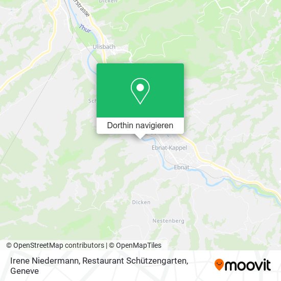 Irene Niedermann, Restaurant Schützengarten Karte