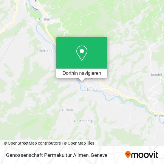 Genossenschaft Permakultur Allmen Karte