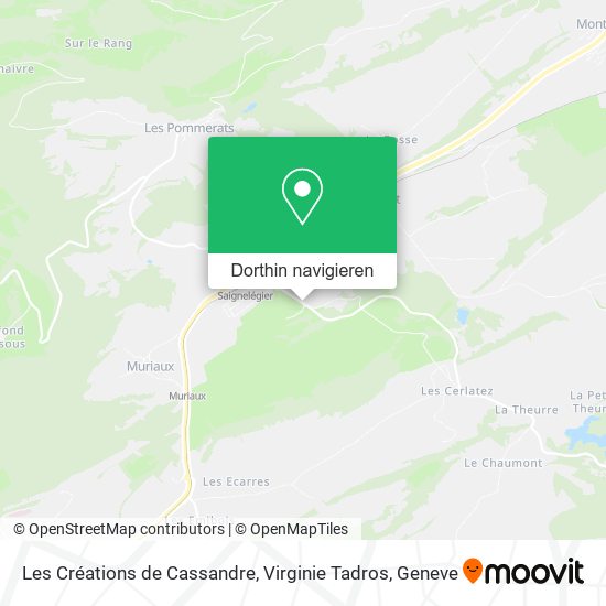 Les Créations de Cassandre, Virginie Tadros Karte