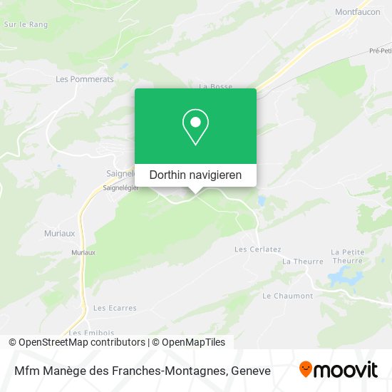 Mfm Manège des Franches-Montagnes Karte