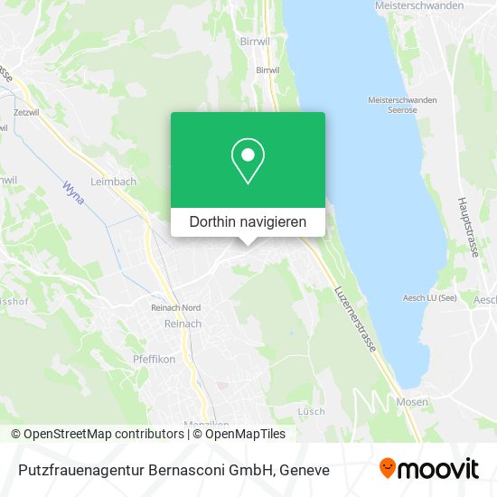 Putzfrauenagentur Bernasconi GmbH Karte