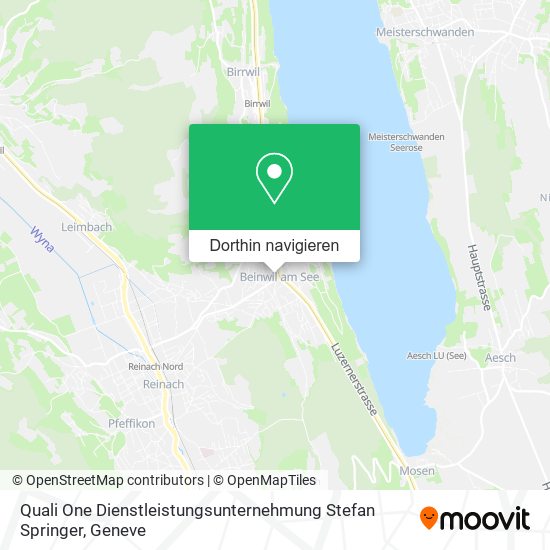 Quali One Dienstleistungsunternehmung Stefan Springer Karte