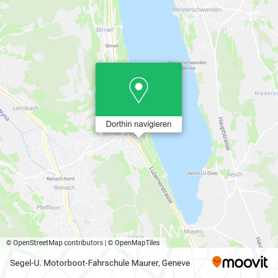 Segel-U. Motorboot-Fahrschule Maurer Karte