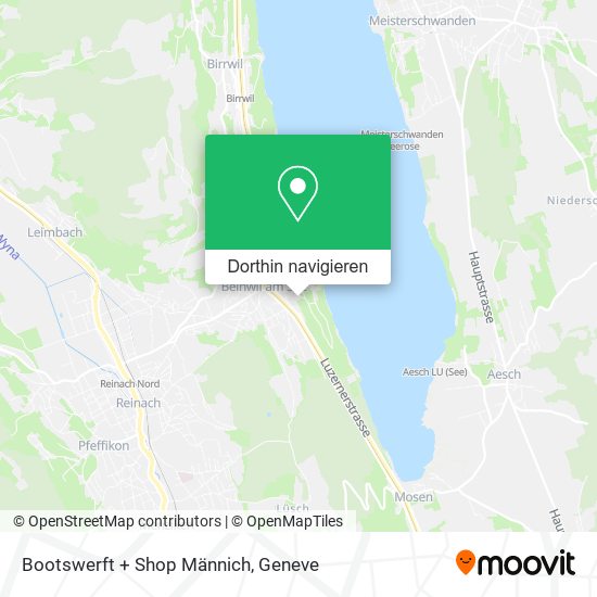 Bootswerft + Shop Männich Karte
