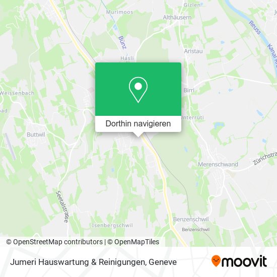 Jumeri Hauswartung & Reinigungen Karte