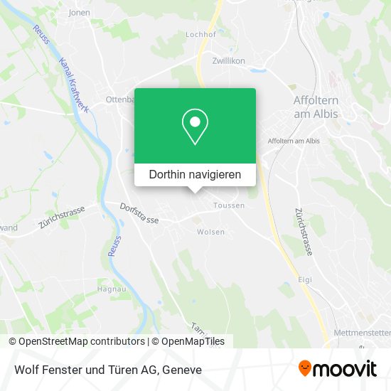 Wolf Fenster und Türen AG Karte