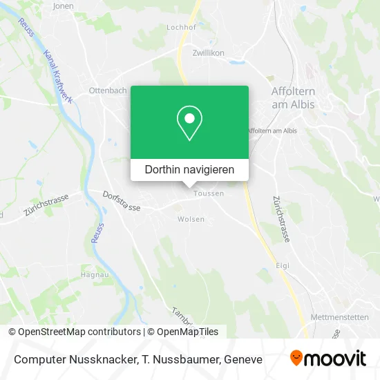 Computer Nussknacker, T. Nussbaumer Karte