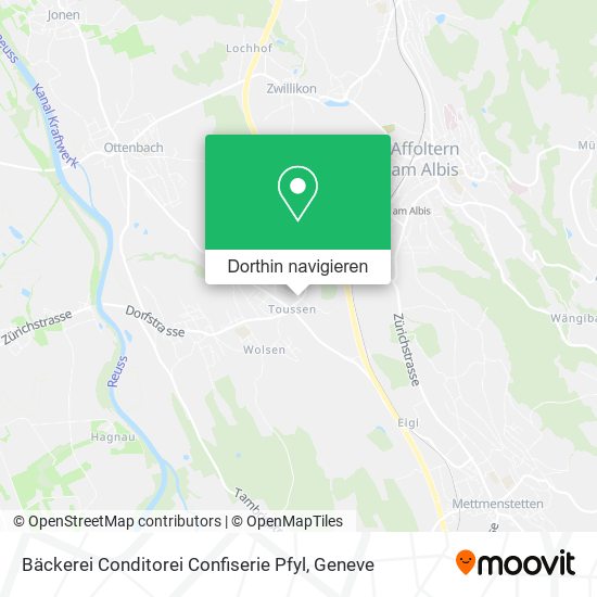 Bäckerei Conditorei Confiserie Pfyl Karte