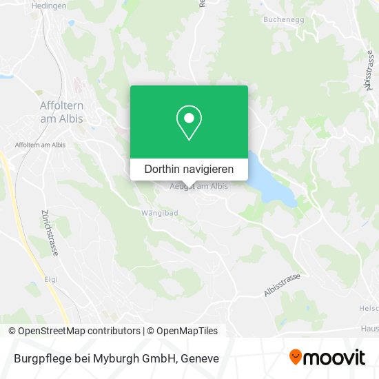 Burgpflege bei Myburgh GmbH Karte