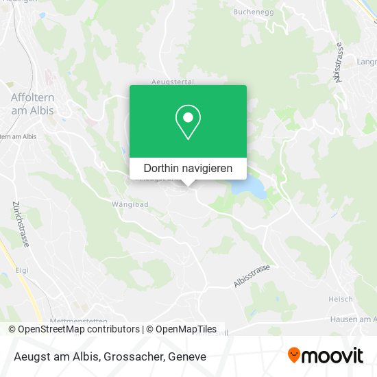 Aeugst am Albis, Grossacher Karte