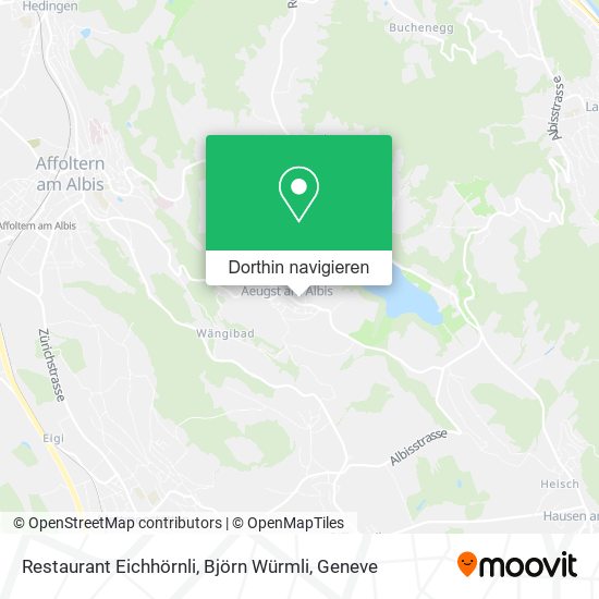 Restaurant Eichhörnli, Björn Würmli Karte