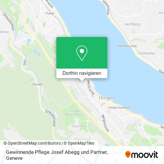 Gewinnende Pflege Josef Abegg und Partner Karte