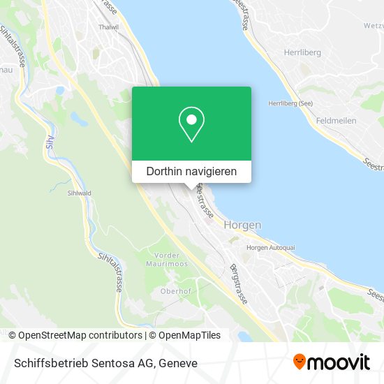 Schiffsbetrieb Sentosa AG Karte
