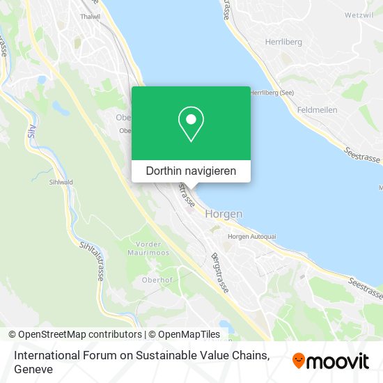 International Forum on Sustainable Value Chains Karte