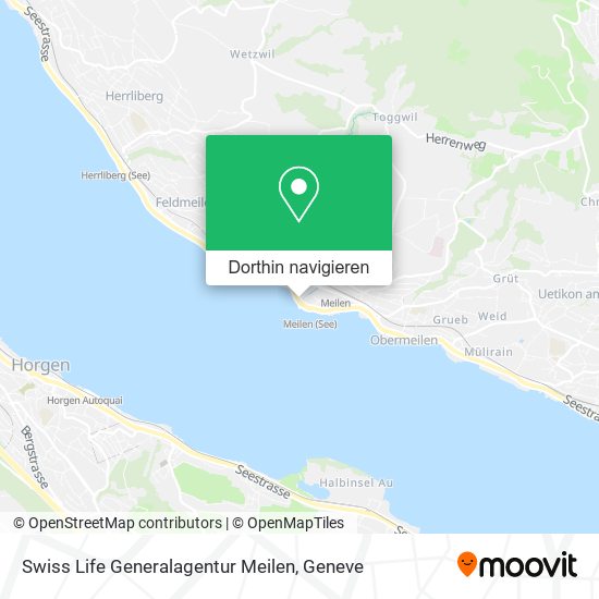 Swiss Life Generalagentur Meilen Karte