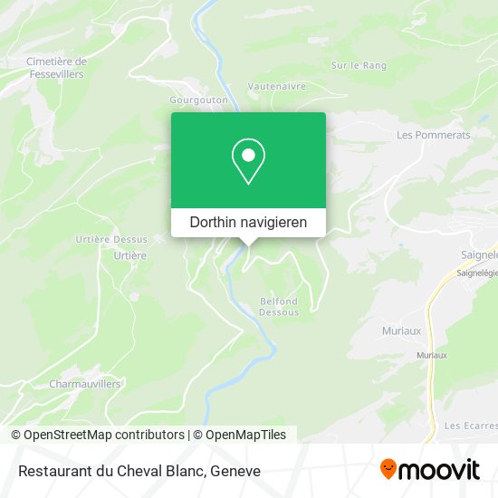 Restaurant du Cheval Blanc Karte