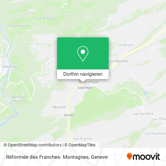 Réformée des Franches- Montagnes Karte
