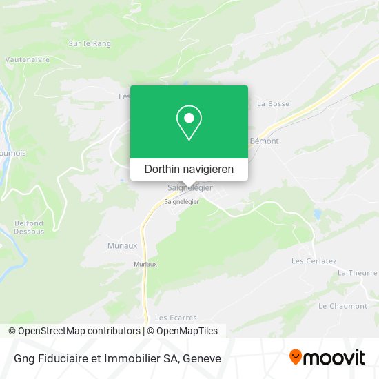 Gng Fiduciaire et Immobilier SA Karte