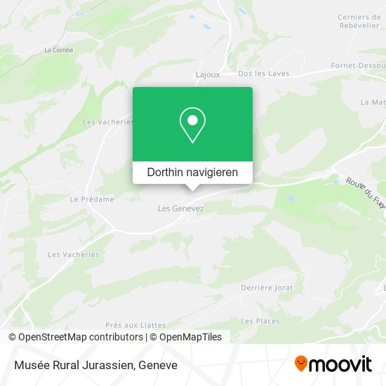 Musée Rural Jurassien Karte
