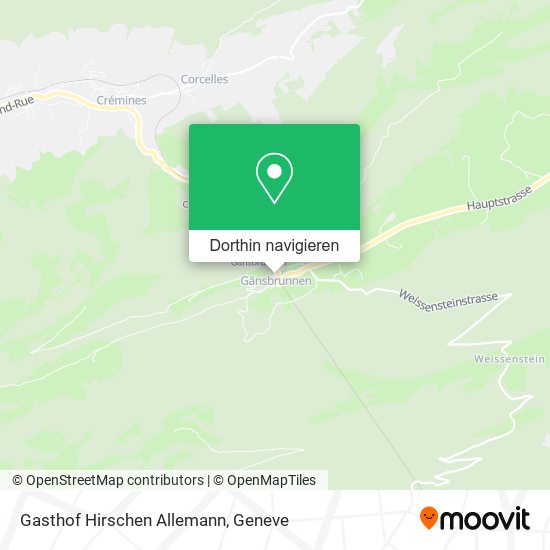 Gasthof Hirschen Allemann Karte