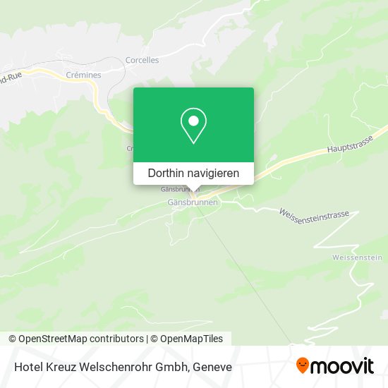 Hotel Kreuz Welschenrohr Gmbh Karte