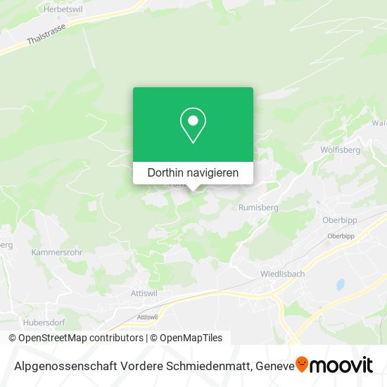 Alpgenossenschaft Vordere Schmiedenmatt Karte