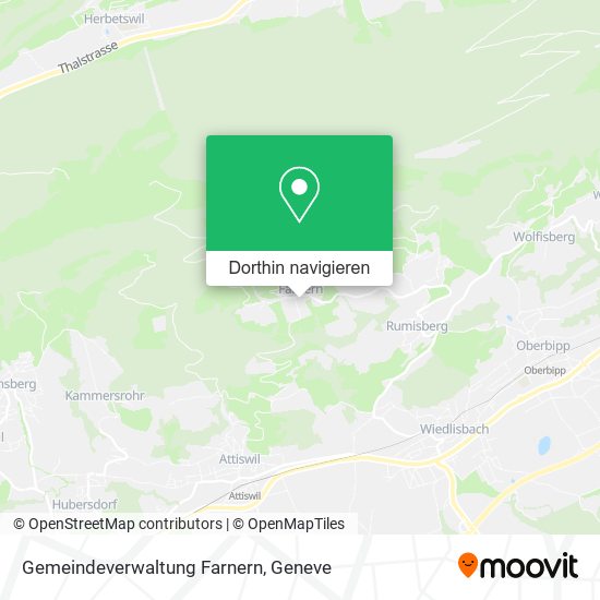Gemeindeverwaltung Farnern Karte