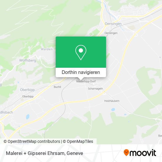 Malerei + Gipserei Ehrsam Karte