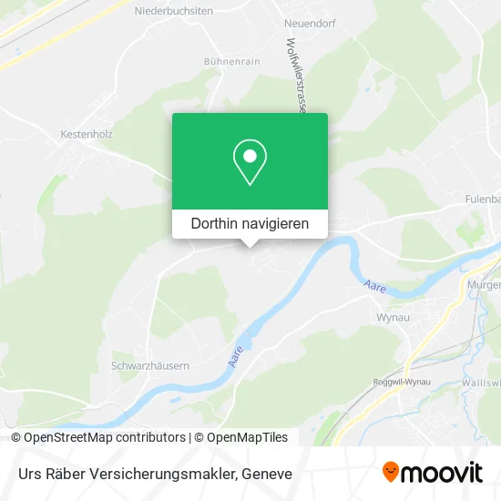 Urs Räber Versicherungsmakler Karte