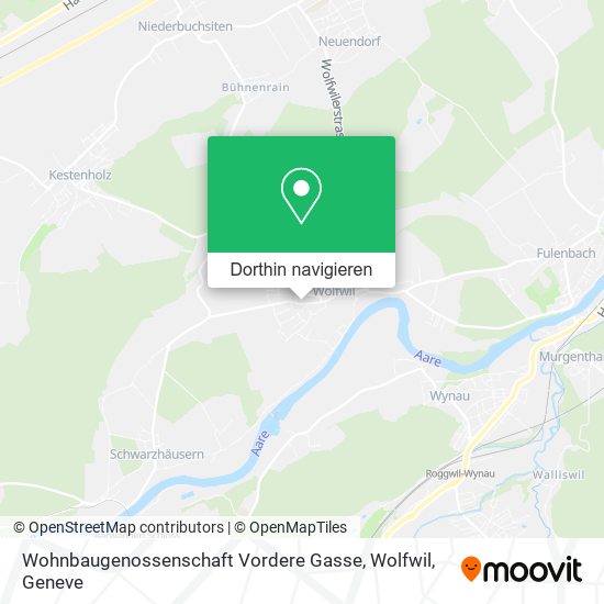 Wohnbaugenossenschaft Vordere Gasse, Wolfwil Karte