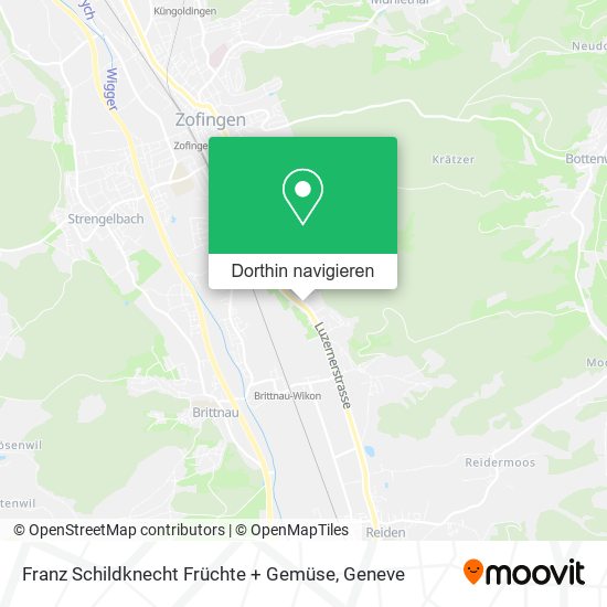 Franz Schildknecht Früchte + Gemüse Karte