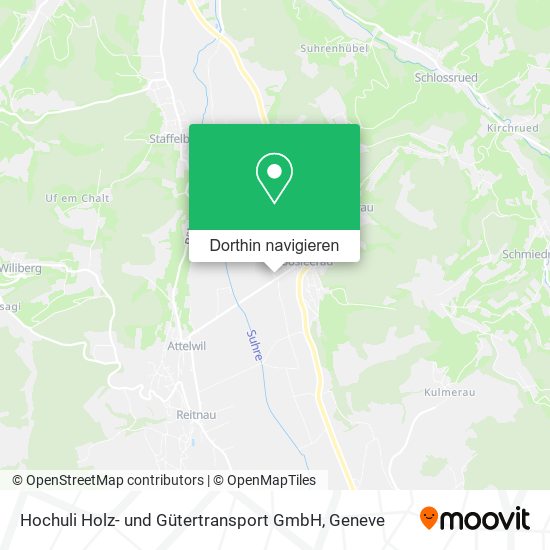 Hochuli Holz- und Gütertransport GmbH Karte