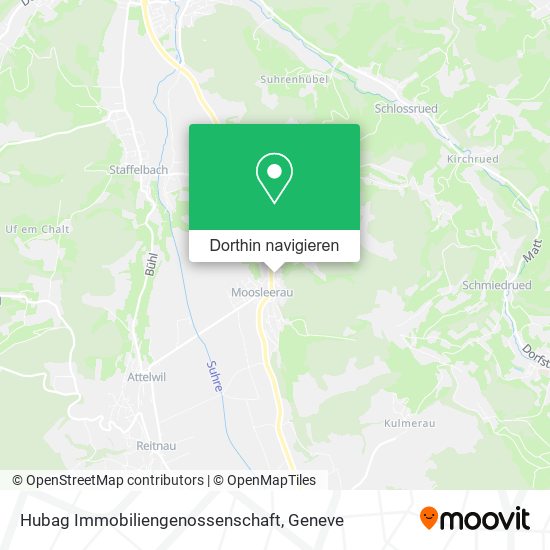 Hubag Immobiliengenossenschaft Karte