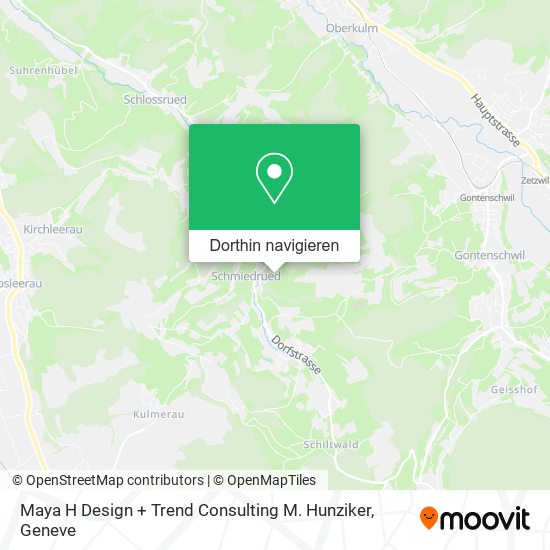 Maya H Design + Trend Consulting M. Hunziker Karte