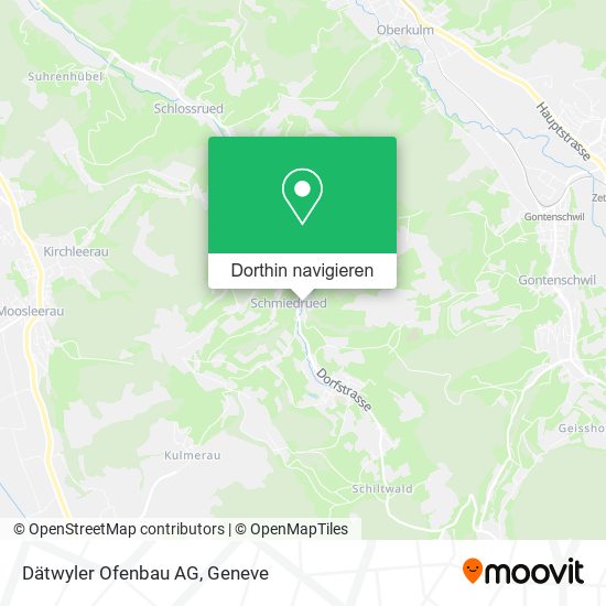 Dätwyler Ofenbau AG Karte