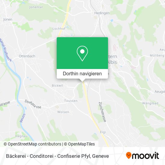 Bäckerei - Conditorei - Confiserie Pfyl Karte