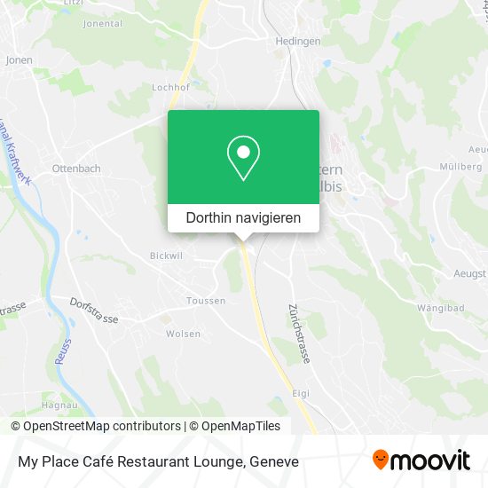 My Place Café Restaurant Lounge Karte