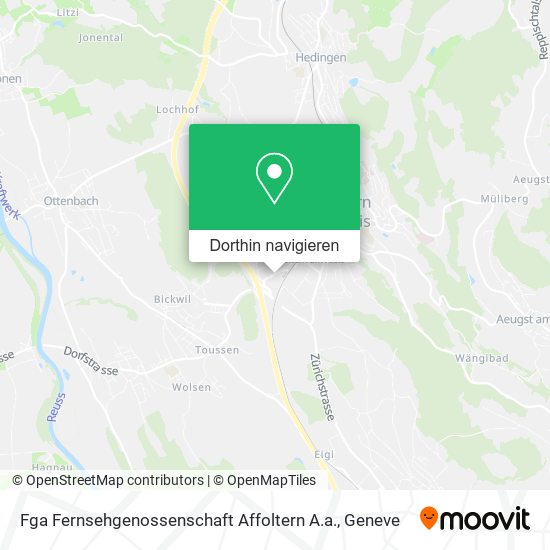 Fga Fernsehgenossenschaft Affoltern A.a. Karte