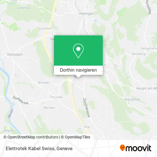Elettrotek Kabel Swiss Karte