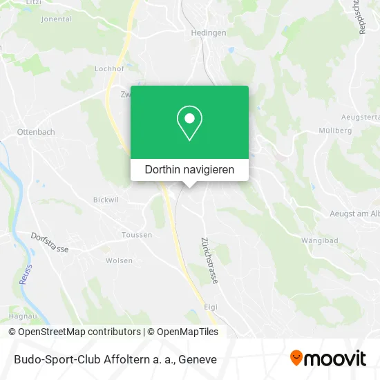 Budo-Sport-Club Affoltern a. a. Karte