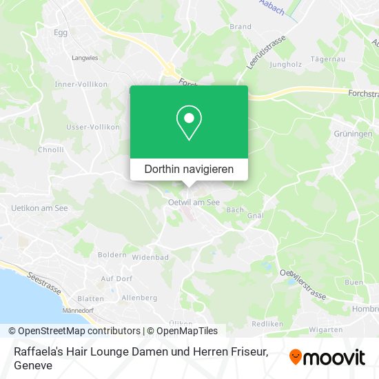 Raffaela's Hair Lounge Damen und Herren Friseur Karte