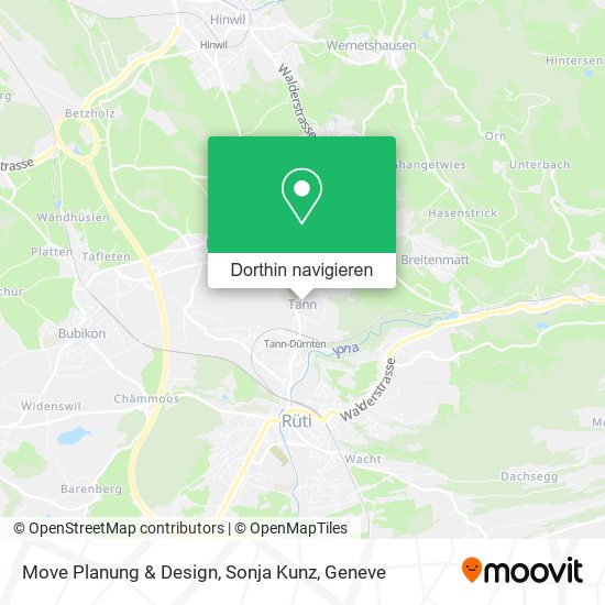 Move Planung & Design, Sonja Kunz Karte