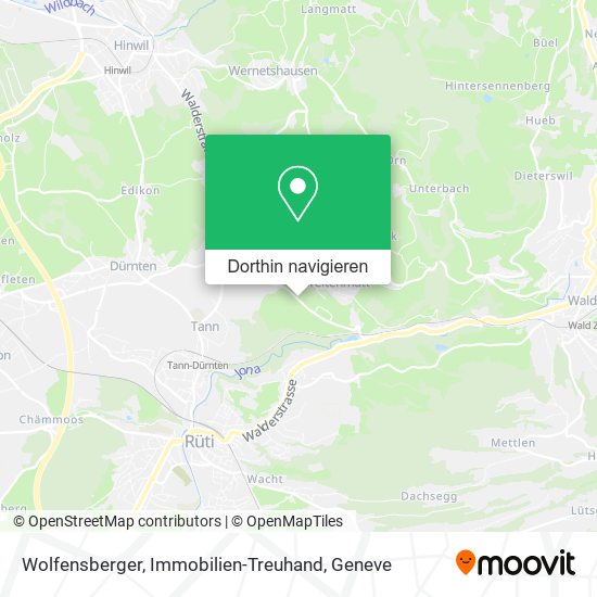 Wolfensberger, Immobilien-Treuhand Karte