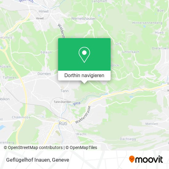 Geflügelhof Inauen Karte