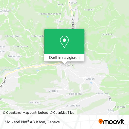 Molkerei Neff AG Käse Karte