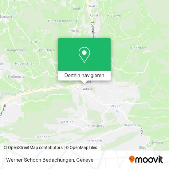 Werner Schoch Bedachungen Karte