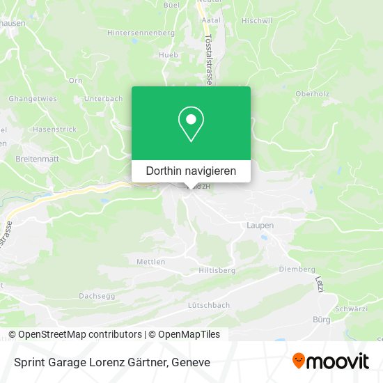 Sprint Garage Lorenz Gärtner Karte